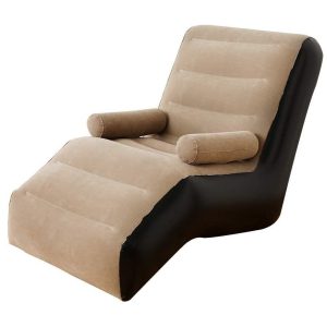 Надуваем шезлонг с подлакътници и усилен корпус