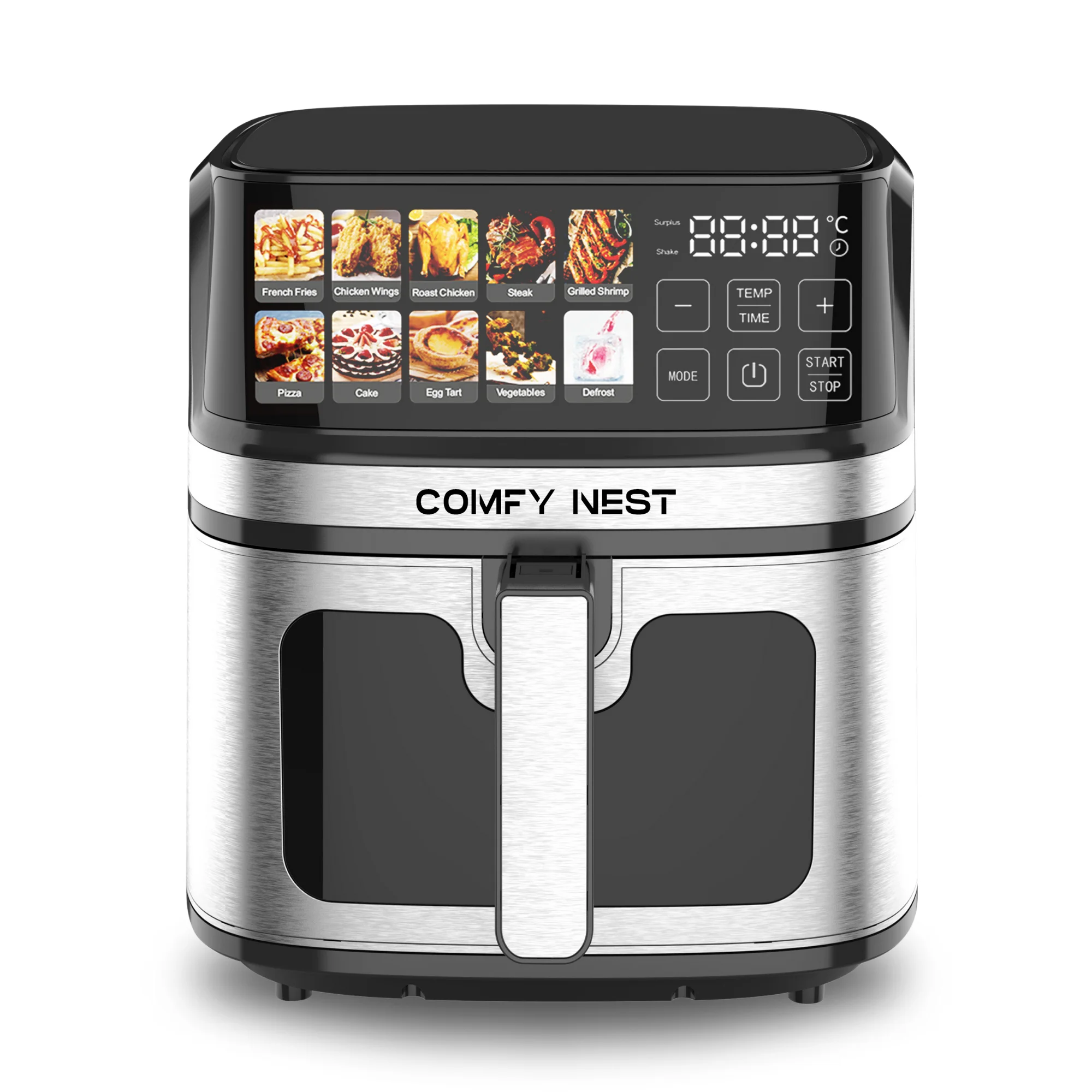 Фритюрник без мазнина - AirFryer Comfy Nest 1700W Digital Air Fryer - 8L