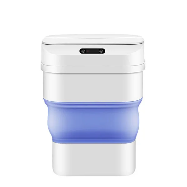 Smart-sensor-folding-trash-can-automatic-blue-color.webp