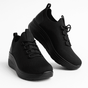 Дамски дишащи маратонки с ортопедична подметка BULMAX 36-41 ЧЕРНИ