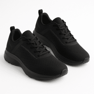 Дамски маратонки от дишащ текстил BULMAX 36-41 ЧЕРНИ